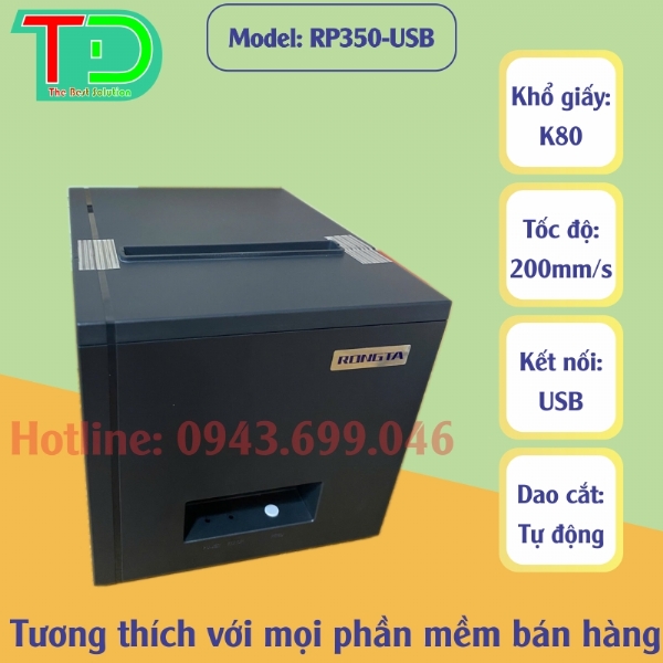 Máy In Hóa Đơn Rongta RP350-USB
