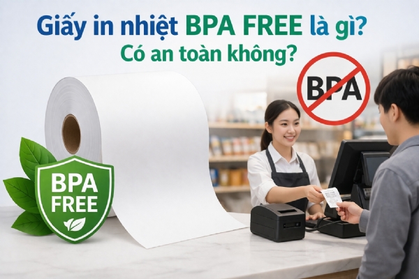 Giấy in nhiệt không BPA chất lượng cao – In rõ nét, an toàn sức khỏe