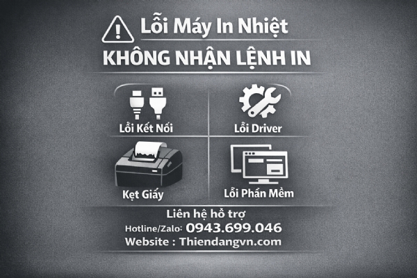 Lỗi Máy In Nhiệt Không Nhận Lệnh In, Không In