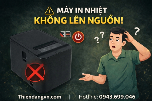 Máy in hóa đơn không lên nguồn, hướng dẫn chi tiết cách kiểm tra