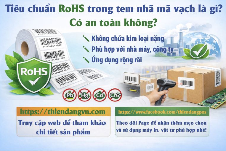 Tiêu chuẩn RoHS trong tem nhãn mã vạch