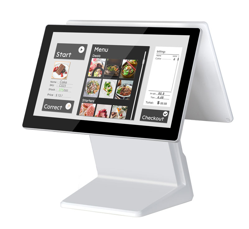 Máy Pos cảm ứng ZQ-T706 2 màn hình